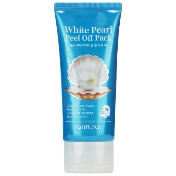 Farmstay маска-пленка White Pearl Peel Off Pack очищающая с белым жемчугом