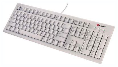 Labtec Keyboard Plus White PS/2