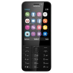 Nokia 230 Dual Sim (черный-темно-серебристый)