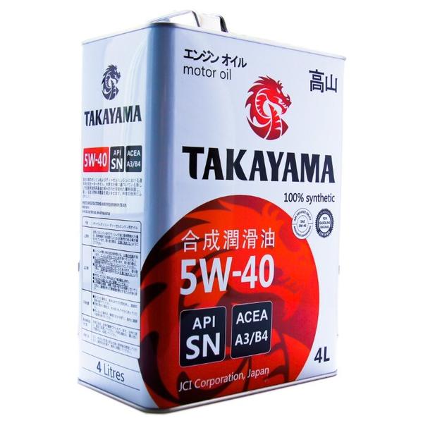 Takayama 5W-40 API SN/CF (железн) 4 л
