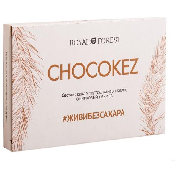 Шоколад ROYAL FOREST Chocokez темный на финиковом пекмезе 65%