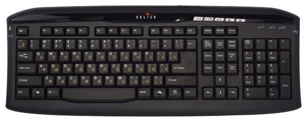 Oklick 430 M Multimedia Keyboard Black USB