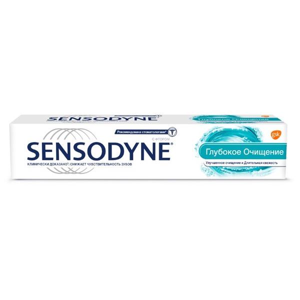 Зубная паста Sensodyne Глубокое очищение, для чувствительных зубов