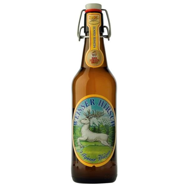 Пиво светлое Der Hirschbrau Weisser Hirsch 0.5 л