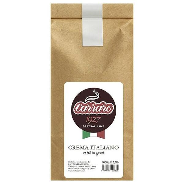 Кофе в зернах Carraro Crema Italiano