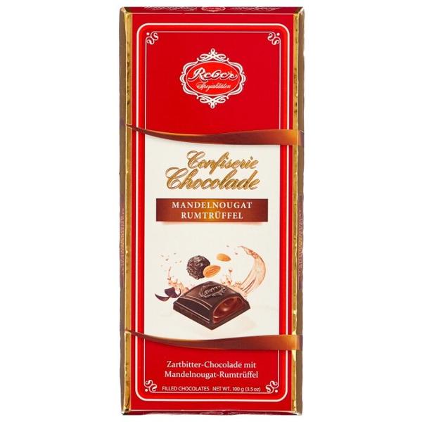 Шоколад Reber Горький Almond Praline-Rum Truffle с трюфильной начинкой из миндаля и рома