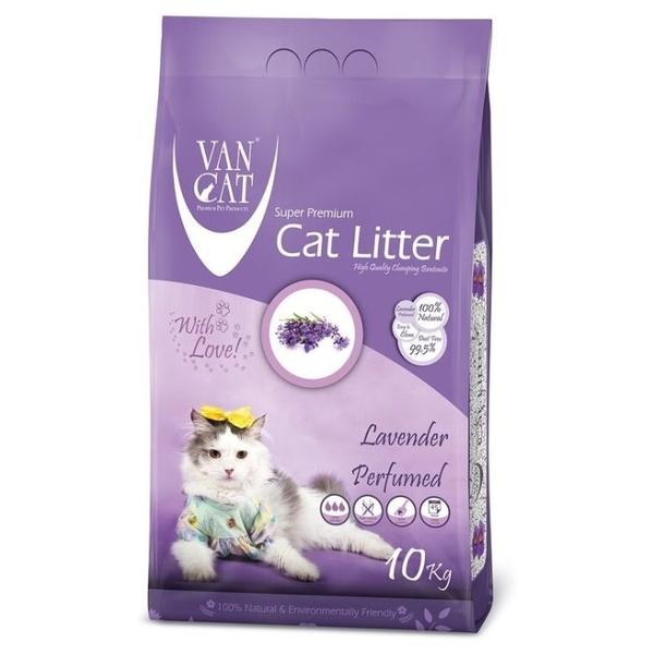 Комкующийся наполнитель Van Cat Lavender 10 кг