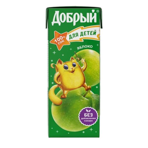 Сок Добрый для детей Яблоко, без сахара