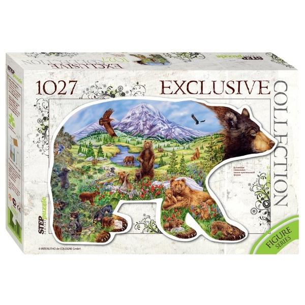 Пазл Step puzzle Exlusive Collection Фигуры Контурный Медведь (83501), 1027 дет.
