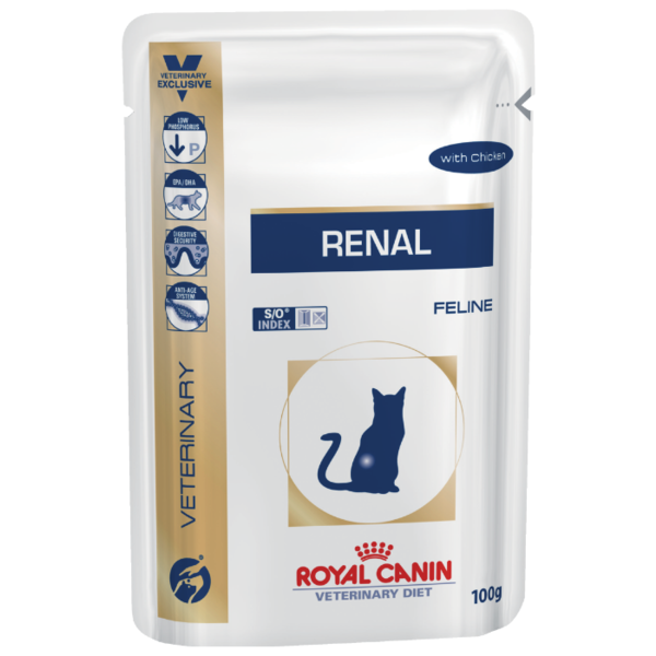Корм для кошек Royal Canin Renal при проблемах с почками, с курицей