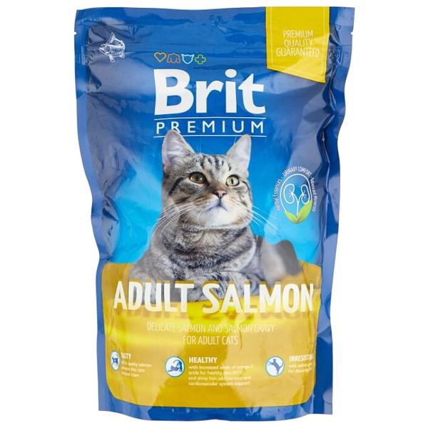 Корм для кошек Brit Premium с лососем