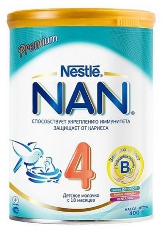 NAN (Nestlé) 4 Optipro (с 18 месяцев) 400 г
