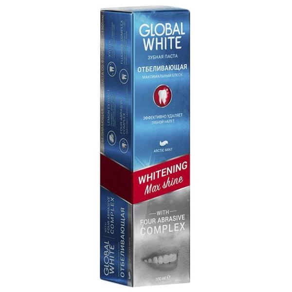 Зубная паста Global White Отбеливающая Max Shine
