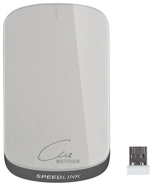 SPEEDLINK CUE Wireless Multitouch Mouse Silver USB