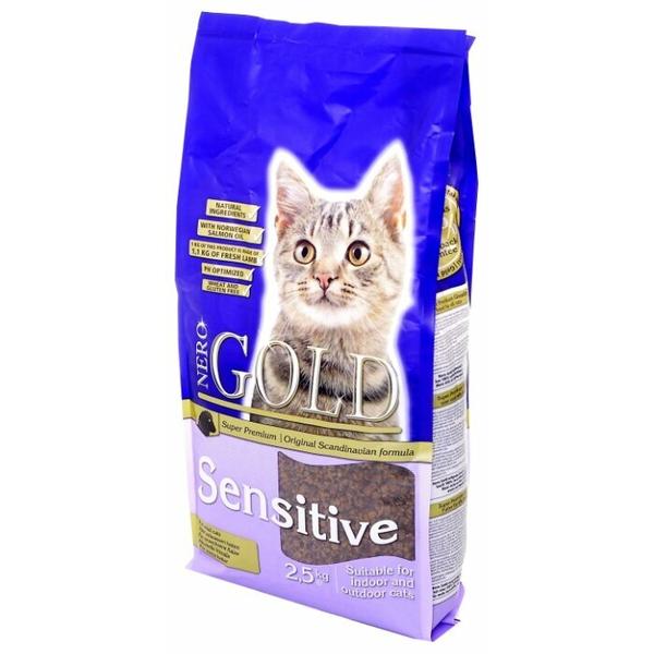 Корм для кошек Nero Gold при чувствительном пищеварении, с ягненком