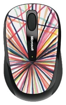 Microsoft Wireless Mobile Mouse 3500 Artist Edition Mike Perry — Design 1 White-Black USB