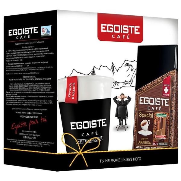 Кофе растворимый Egoiste Special подарочный набор с кружкой