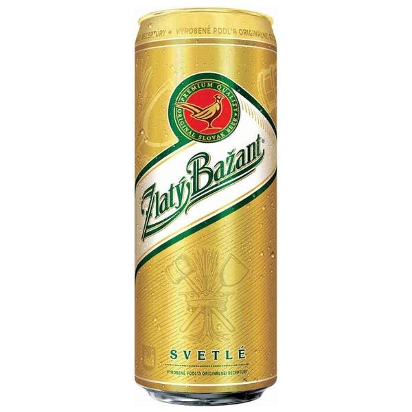 Пиво светлое Zlaty Bazant Svetle 0,45 л