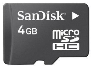 Sandisk microSDHC Card Class 4