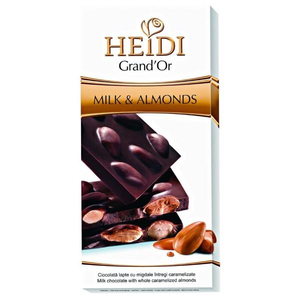 Шоколад Heidi Grand'Or молочный Миндаль