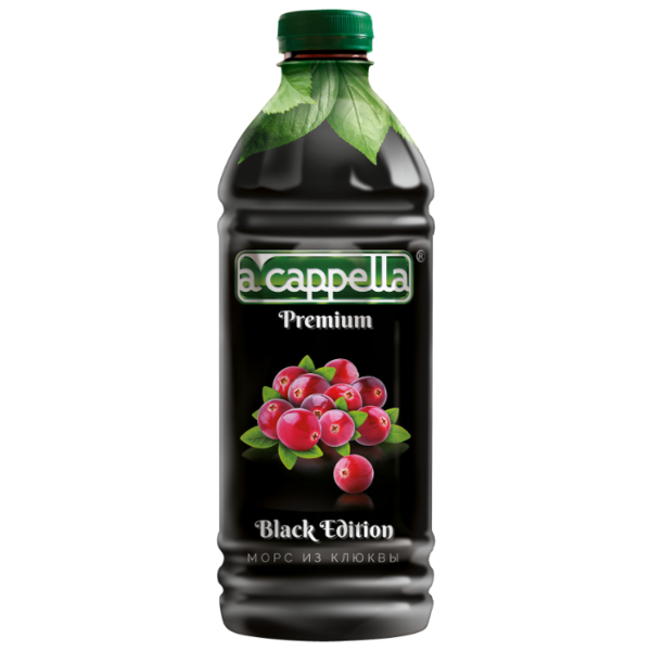 Морс Acappella Premium Black Edition клюква, без сахара