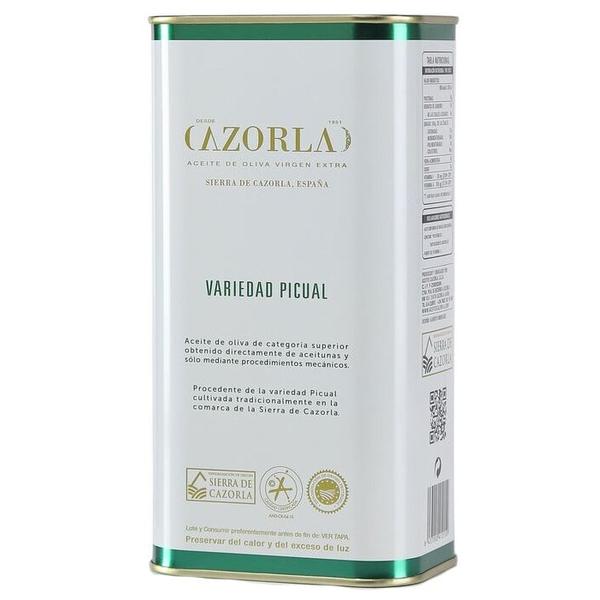 Cazorla Масло оливковое Picual Extra Virgin, жестяная банка