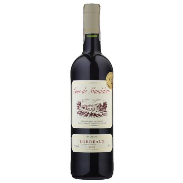 Вино Tour de Mandelotte Bordeaux Rouge 0.75 л