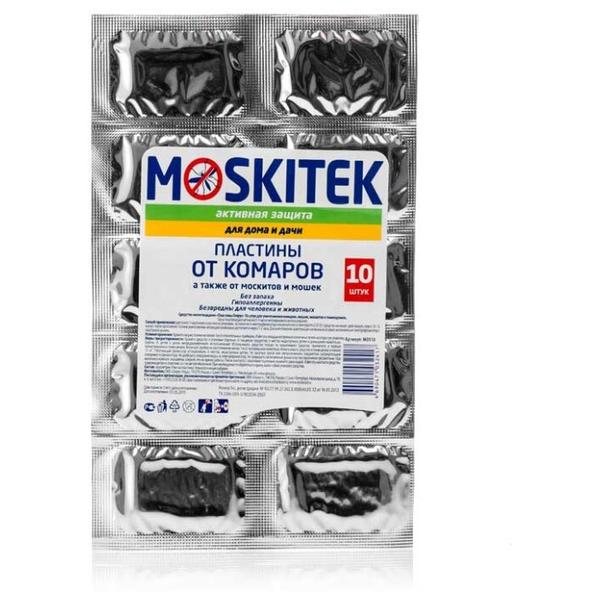 Пластина MoskiTek Активная защита от комаров