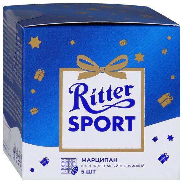 Шоколад Ritter Sport "Марципан" темный, порционный