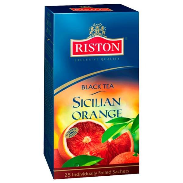 Чай черный Riston Sicilian orange в пакетиках