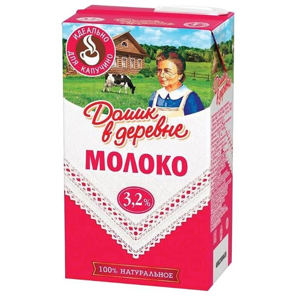 Молоко Домик в деревне ультрапастеризованное 3.2%, 0.95 кг
