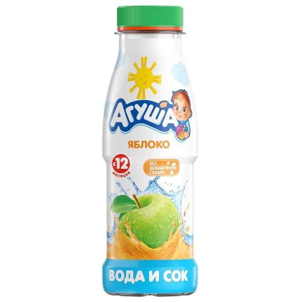 Напиток сокосодержащий Агуша Вода и Яблоко, без сахара