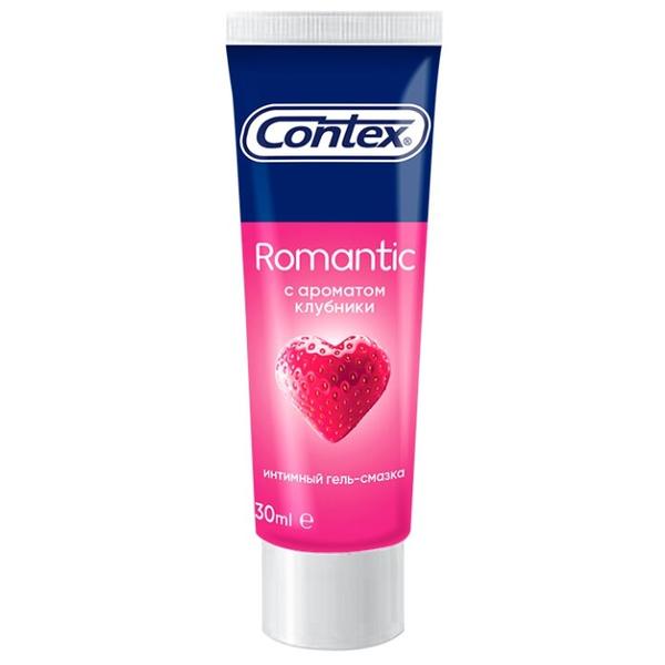 Гель-смазка Contex Romantic с ароматом клубники