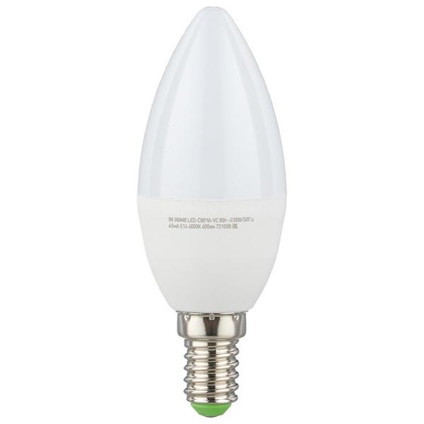 Упаковка светодиодных ламп 10 шт In Home LED-VC 600lm, E14, C37, 8Вт