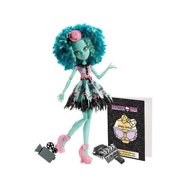 Кукла Monster High Страх! Камера! Мотор! Хани Свомп, 26 см, BDD86