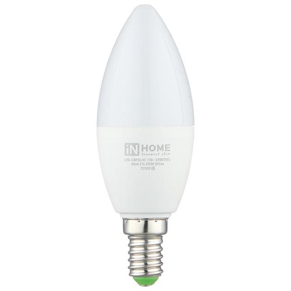 Упаковка светодиодных ламп 10 шт In Home LED-VC 820lm, E14, C37, 11Вт