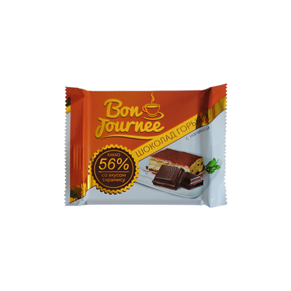 Шоколад Спартак «Bon Journee» горький со вкусом тирамису