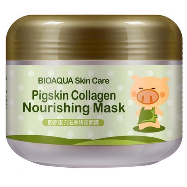 BioAqua Питательная коллагеновая маска Pigskin Collagen с кислородом
