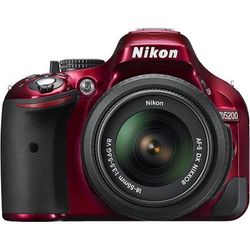 Nikon D5200 KIT (24.1Mpix, 18-55 VR II, 2 JPEG, RAW) (красный)