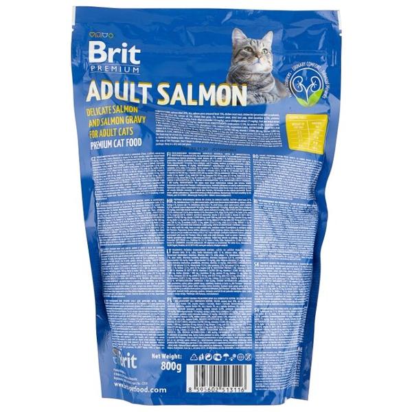 Корм для кошек Brit Premium с лососем