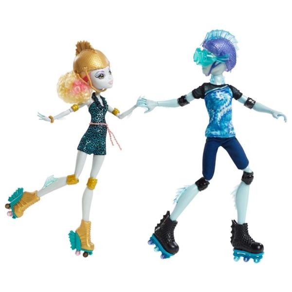 Набор кукол Monster High Лагуна Блю и Гил Вебер на роликах, 26 см, CJC47