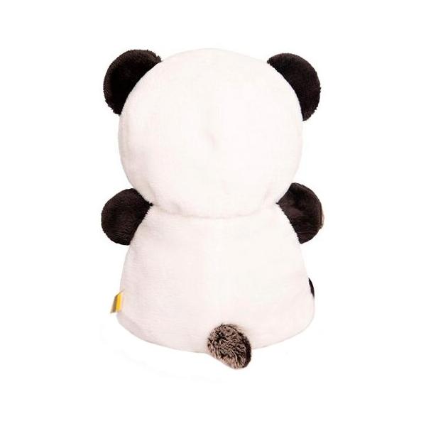 Мягкая игрушка Basik&Co Кот Басик baby в комбинезоне "Панда" 20 см