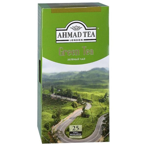 Чай зеленый Ahmad tea в пакетиках