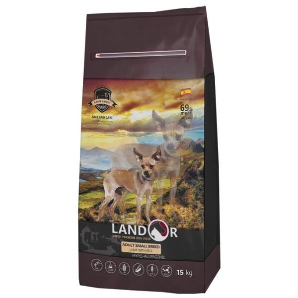 Корм для собак Landor ягненок с рисом (для мелких пород)