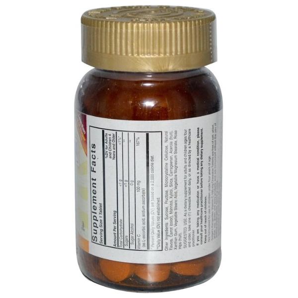 Солгар кангавитес с витамином с таб. №90 (апельсин)