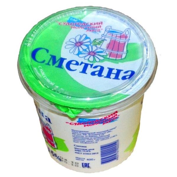 Судогодский молочный завод Сметана 15%