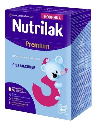 Nutrilak (InfaPrim) Premium 3 (старше 12 месяцев) 600 г