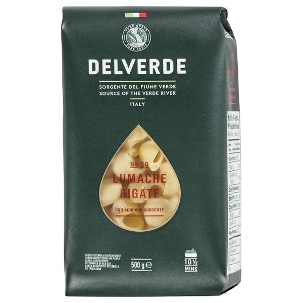 Delverde Industrie Alimentari Spa Макароны № 39 Lumache Rigate, 500 г