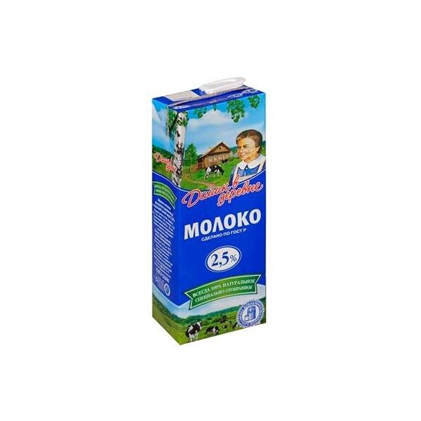 Молоко Домик в деревне ультрапастеризованное 2.5%, 1.45 л