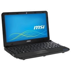 MSI Wind U180 (Intel Atom N2800 1867 MHz/10.1"/1024x600/2Gb/320Gb HDD/DVD нет/Intel GMA 3650/Wi-Fi/Bluetooth/Win 7 Starter)